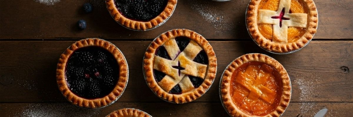 Fruit Pies 🍏🥧 in Ceramic Dishes