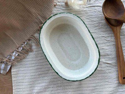 Portion Oval Baking Dish 970 ml Green Barberry