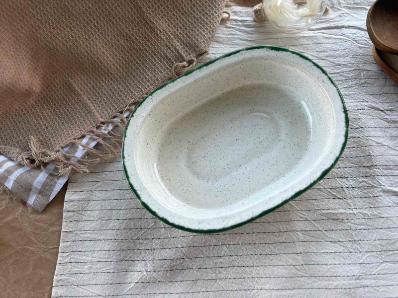 Portion Oval Baking Dish 970 ml Green Barberry