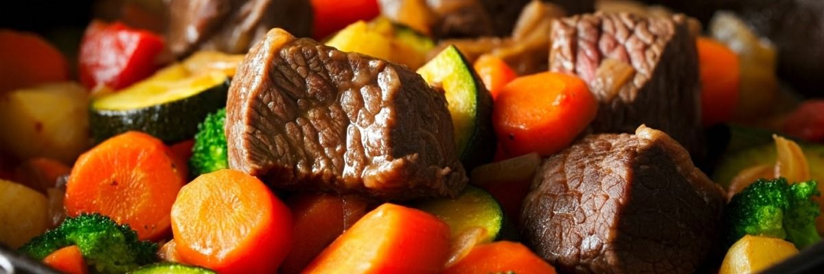 Beef and Vegetable Stew 🥘🥩: The Perfect Presentation in Ceramic Plates — Taste and Aesthetics