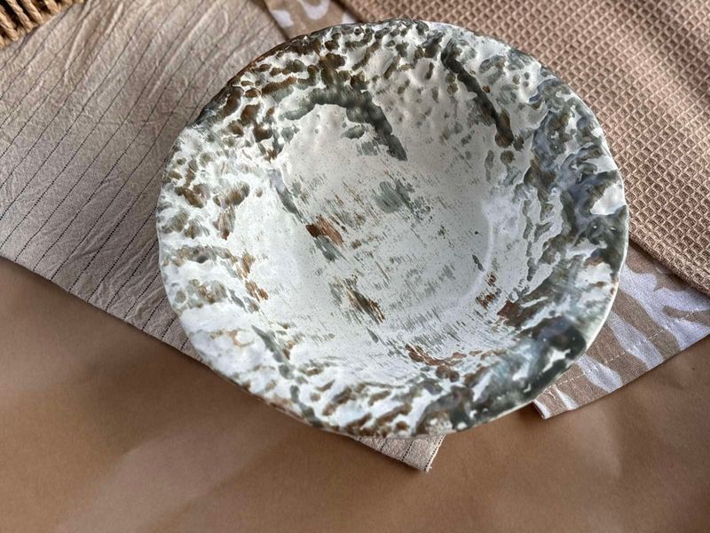 Тарілка Глибока LAVA 500 мл Milk Stone 00596 фото