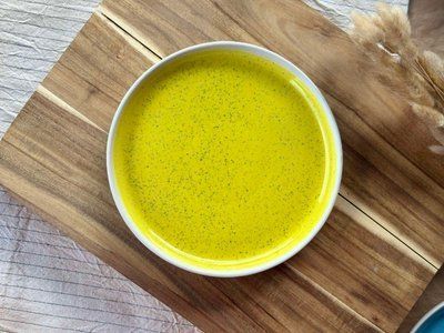 Тарілка Кругла з бортиком 22 см Simple Yellow 00879 фото