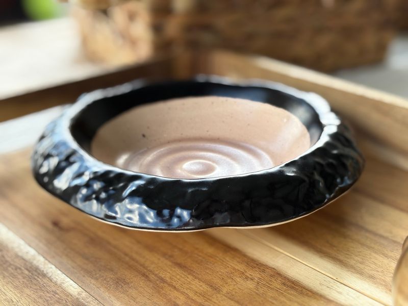 Тарілка для подачі Корал 450 мл Chorna Kava 02084 фото