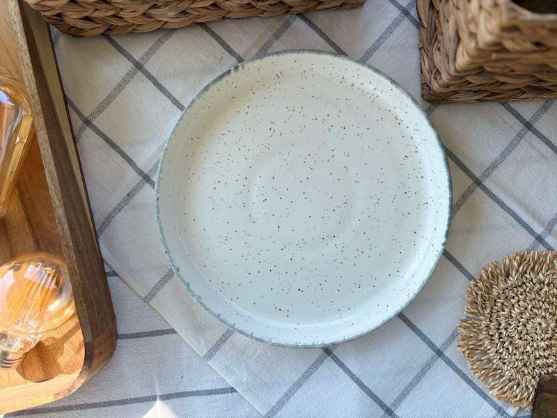 Round Plate with Rim 22 cm SORA