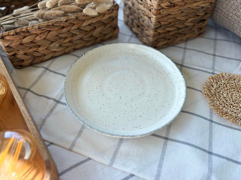 Round Plate with Rim 22 cm SORA