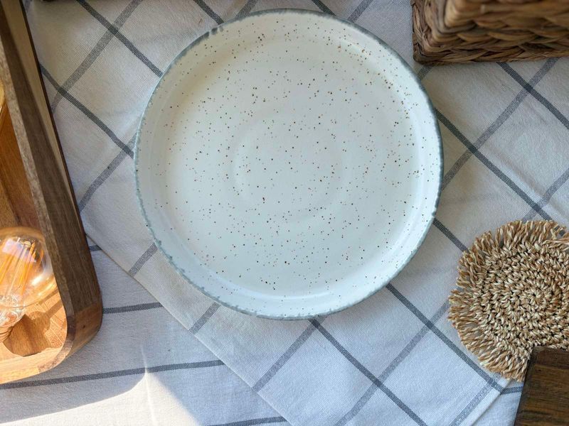 Round Plate with Rim 22 cm SORA