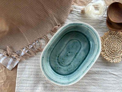 Portion Oval Baking Dish 970 ml Deep Ocean