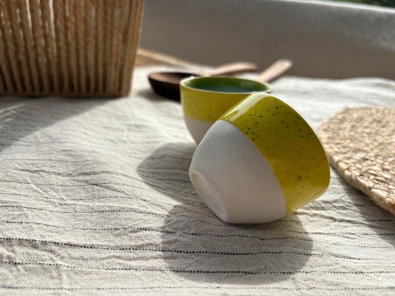 Чашка Espresso 80 мл Yellow Ocean 1502 фото