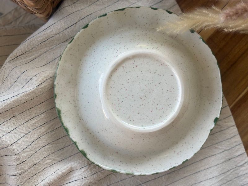 Serving Plate Coral 750 ml Green Barberry