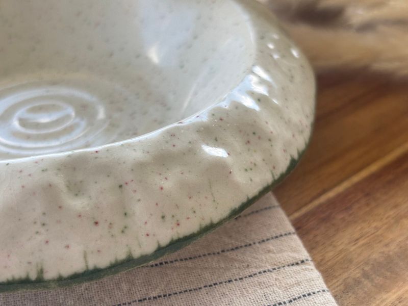 Serving Plate Coral 750 ml Green Barberry