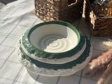 Serving Plate Coral 750 ml Cappuccino Olive