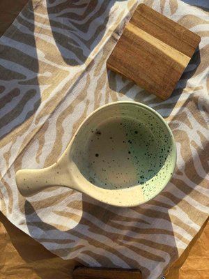 Soup Bowl with Handle 280 ml Sand Dragon