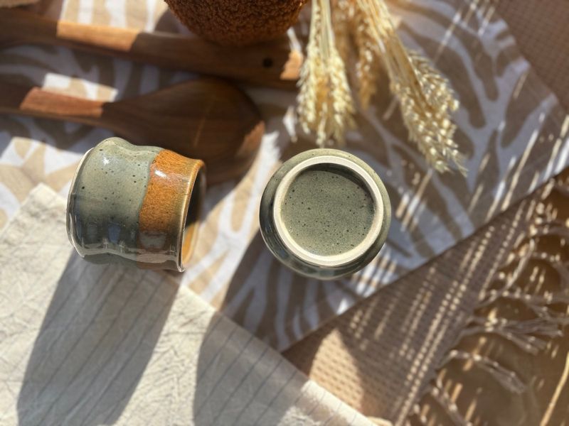 Cupping Bowl Cup 160 ml Mercury Brown Loft