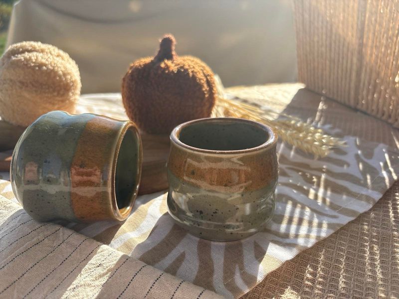 Cupping Bowl Cup 160 ml Mercury Brown Loft