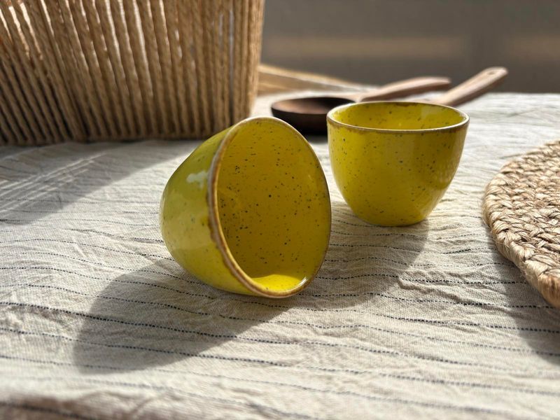 Чашка Espresso 80 мл Freedom Yellow 03328 фото