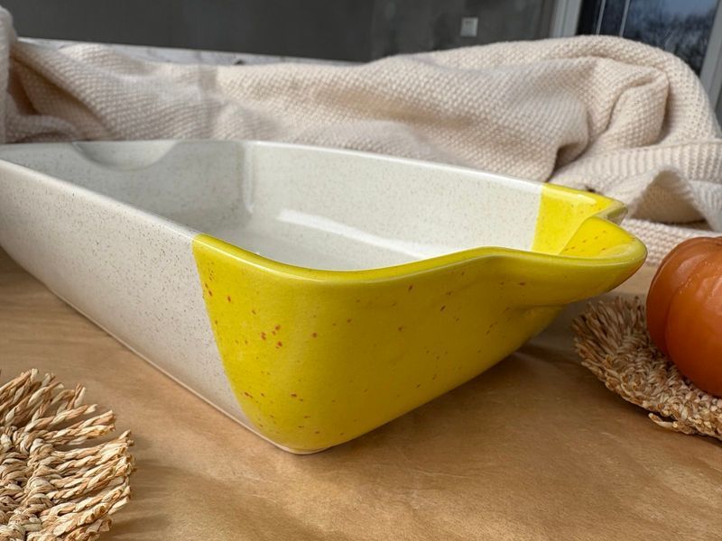 Rectangular Baking Dish 2.2 L Cappuccino Yellow