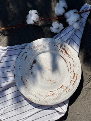 Dining plate Coral 26 cm Brown Loft Plus