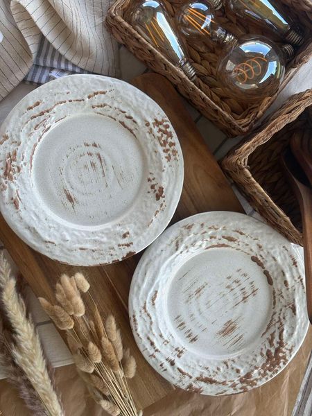 Dining plate Coral 26 cm Brown Loft Plus