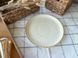 Тарілка Кругла з бортиком 22 см Cream Коричневий Лофт 01013 фото 3