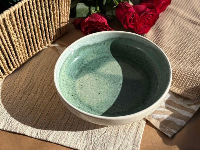 Salad Plate 23 cm Cappuccino Deep Ocean